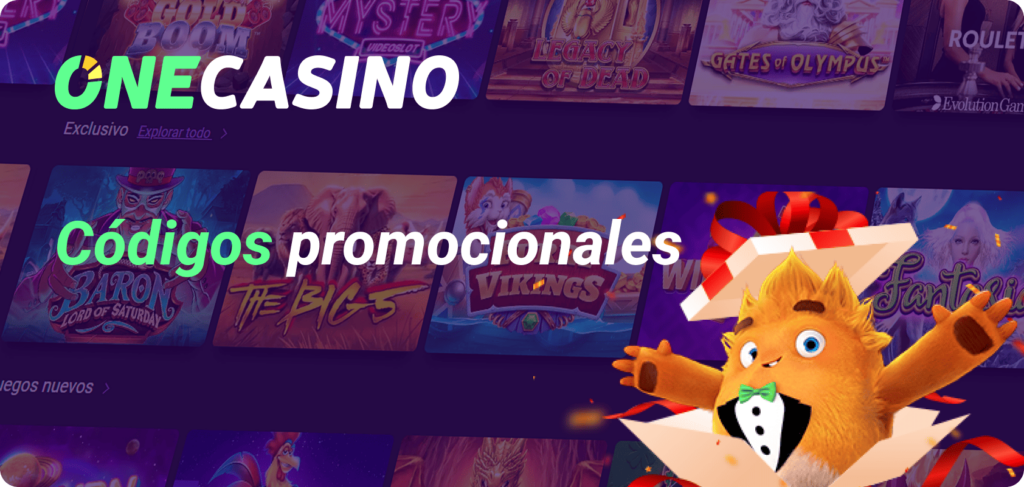 one casino código promocional