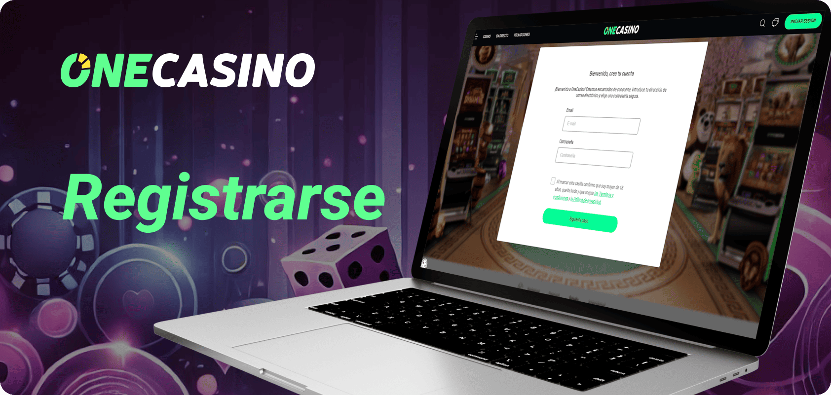 one casino registrarse